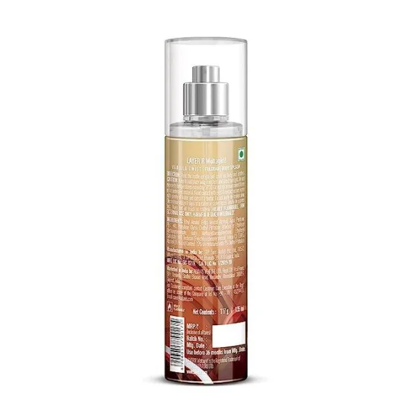 Wottagirl Vanilla Twist 135 ml body splash vanilla and coconut scent