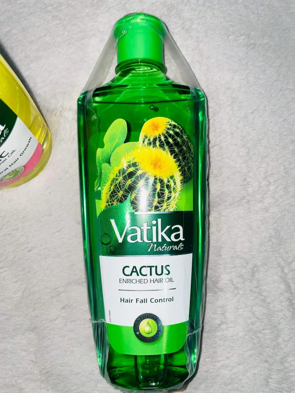 Vatika cactus ghergir and garlic hair oil 300ml anti breakage