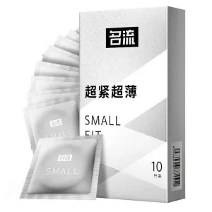 Mingliu G Small Fit ultra thin plain 45mm silver condoms 10pcs