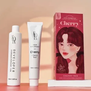 Kota Color Cream Hair Color Cherry Red cream dye kit