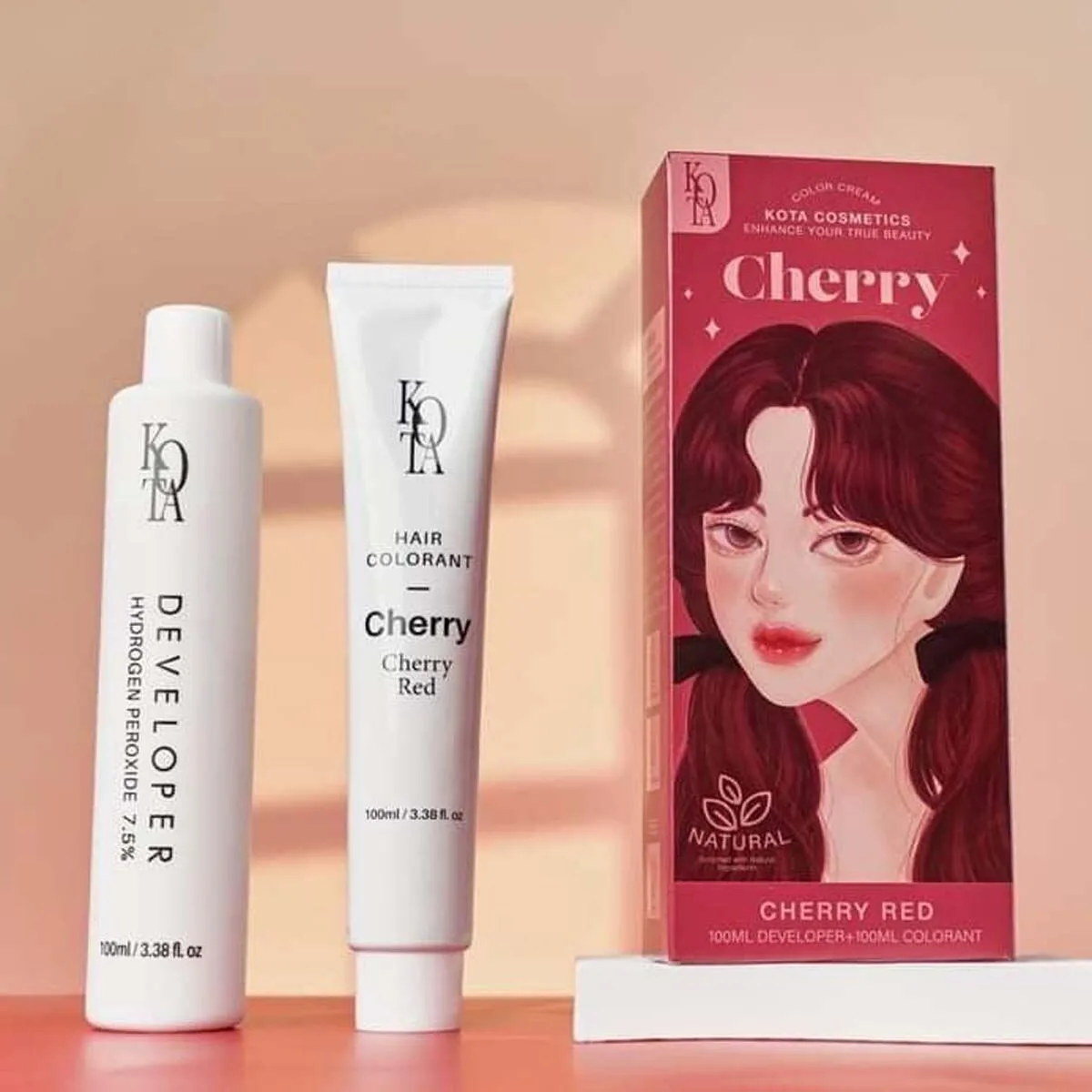 f451a6bba73153c0542b30ee790e6b1a.jpg Kota Color Cream Hair Color Cherry Red cream dye kit