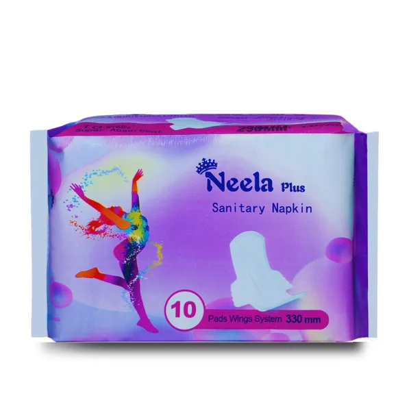 f575f428fc00eea6b22fb78437c4a1ee.png Neela Plus cotton sanitary napkin wings system 330mm pack of 10 pads