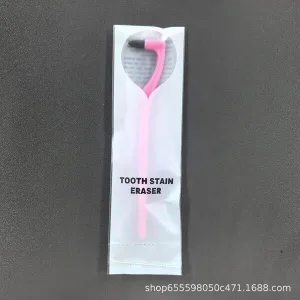 Cone-shaped tooth polishing tool for precise stain removal