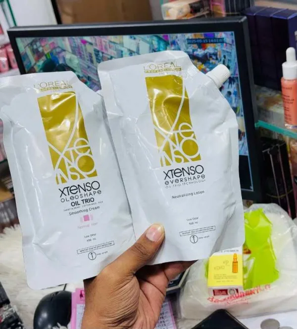 X-Tenso smoothing cream and neutraliser 125ml each straightening system