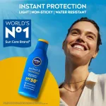 Nivea sunscreen 200ml for face and body UVA UVB protection