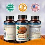 Lakadong turmeric curcumin capsules with black pepper extract