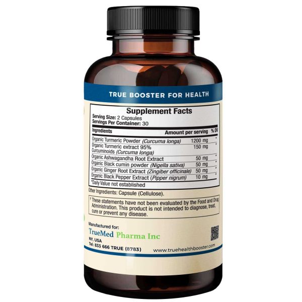 Lakadong turmeric curcumin capsules with black pepper extract