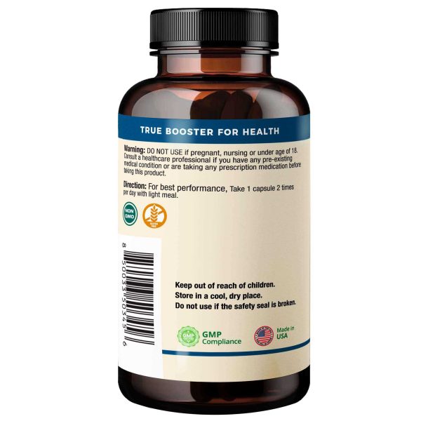 TrueMed turmeric curcumin with Bioperine 60 capsules bottle