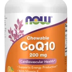 NOW CoQ10 200 mg Lozenges – Coenzyme Q10 with Vitamin E