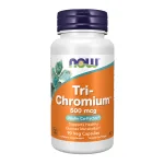 NOW Tri-Chromium 500 mcg with Cinnamon Veg Capsules- 90 Pcs