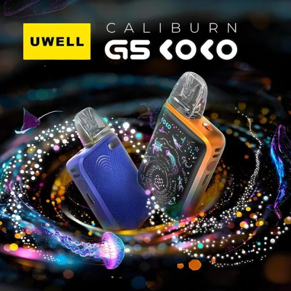 UWELL CALIBURN G5 KOKO Pod Kit vape – 1600mAh, 35W - Image 3