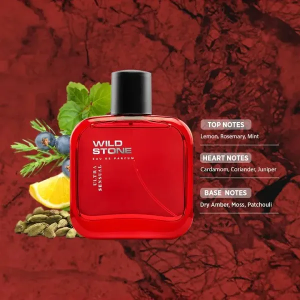 Wild Stone Ultra Sensual EDT 50ml for Men - Image 3