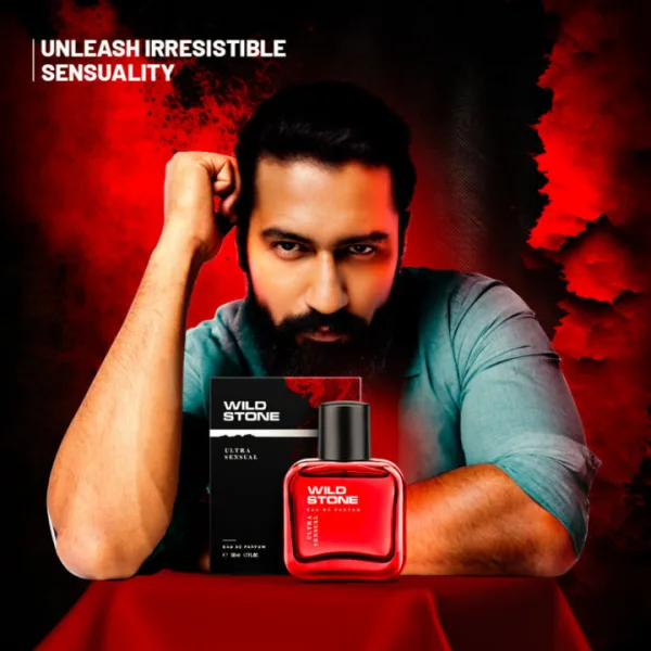Wild Stone Ultra Sensual EDT 50ml for Men - Image 2