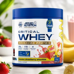 Applied Nutrition Critical Whey protein powder 132g trial tub