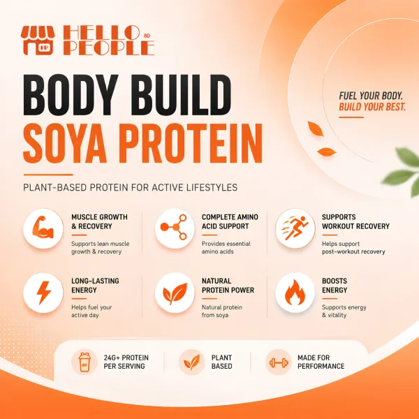 Soya Body Build plant-based soy protein powder for gym and fitness